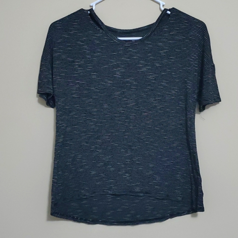 Black and white T-shirt